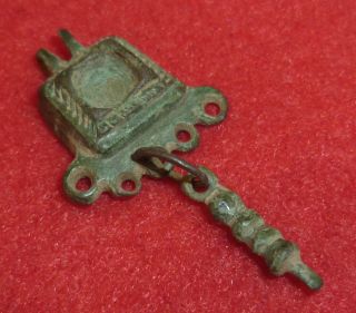 Viking Ancient Artifact - Bronze Amulet / Pendant Circa 700 - 800 Ad - 2888 - photo