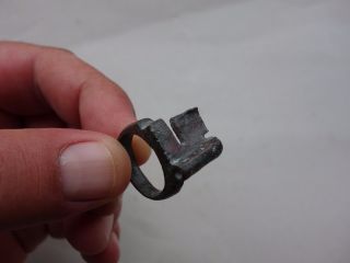 Roman Bronze Ring - Key,  To Wearing On Finger photo