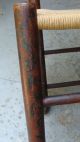 Incredibly Painted Early 19th C 5 - Slat American Chair,  Paint Primitives photo 10