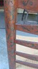 Incredibly Painted Early 19th C 5 - Slat American Chair,  Paint Primitives photo 7