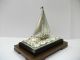 The Sailboat Of Sterling Silver Of The Most Wonderful Japan.  Japanese Antique Other Antique Sterling Silver photo 3