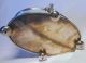 1910s Or 1920s Silver Plate Spoon Warmer Bun Feet Reed Edge Other Antique Silverplate photo 3