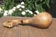 Antique Russian Custom Made Wooden Kovsh Ladle Bowl W/ Ornate Horse Head Handle Bowls photo 5