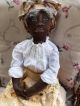Primitive Black Folk Art Vacuum Cover Doll / Mammy / Antique Rice Bag Primitives photo 4
