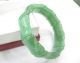 Details Chinese Natural Green Jade Perfect Oblong Beads Bracelet Yuxi 6290 Bracelets photo 2