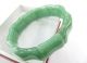 Details Chinese Natural Green Jade Perfect Oblong Beads Bracelet Yuxi 6290 Bracelets photo 3