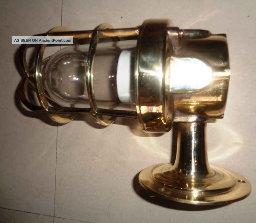 Nautical Marine Brass Ship Wall Passage Light 1 Pc Lamps & Lighting photo