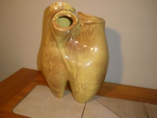 Mid Century Modern Heifetz Table Lamp Base Glazed Ceramic photo