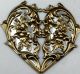 Silver Leaf On Stamped Brass 