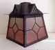Arts And Crafts Style Vintage Lantern Hanging Ceiling Porch Lamp Light 20th Century photo 1