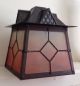 Arts And Crafts Style Vintage Lantern Hanging Ceiling Porch Lamp Light 20th Century photo 5