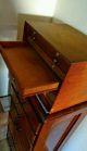 Small Wood 7 Drawer With Tray / Door Flat File Cabinet 1900-1950 photo 2