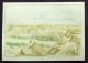 1842 Geo Catlin Handcol Eng Native American Indians - Mandan Table Landscape Native American photo 1