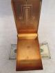 Chase Cosmopolitan Cigarette Box Signed Art Deco Copper Bakelite Trinket Jewelry Art Deco photo 1