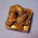 Gold Gilt Bronze Seal Dragon Handle Seal Of Dong Yu Han Dynasty 206 Bc - 220 Ad Chinese photo 4
