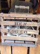Hen Egg Co.  Vintage Small Wooden Egg Crate Holds 18 Eggs Vguc Boxes photo 2