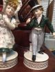 Signed Hochst Porcelain Colonial Figurines Gentleman & Lady Figurines photo 3