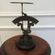 Rare Antique Wood And Brass Letter Scale Marked N.  B.  Logo Paris France C 1876 Scales photo 6