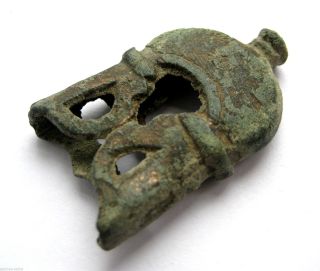 Circa.  1300 - 1400 A.  D British Found Medieval Period Bronze Sword Chape photo