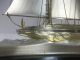 The Sailboat Of Silver Of The Most Wonderful Japan.  2masts.  Japanese Antique Other Antique Sterling Silver photo 4