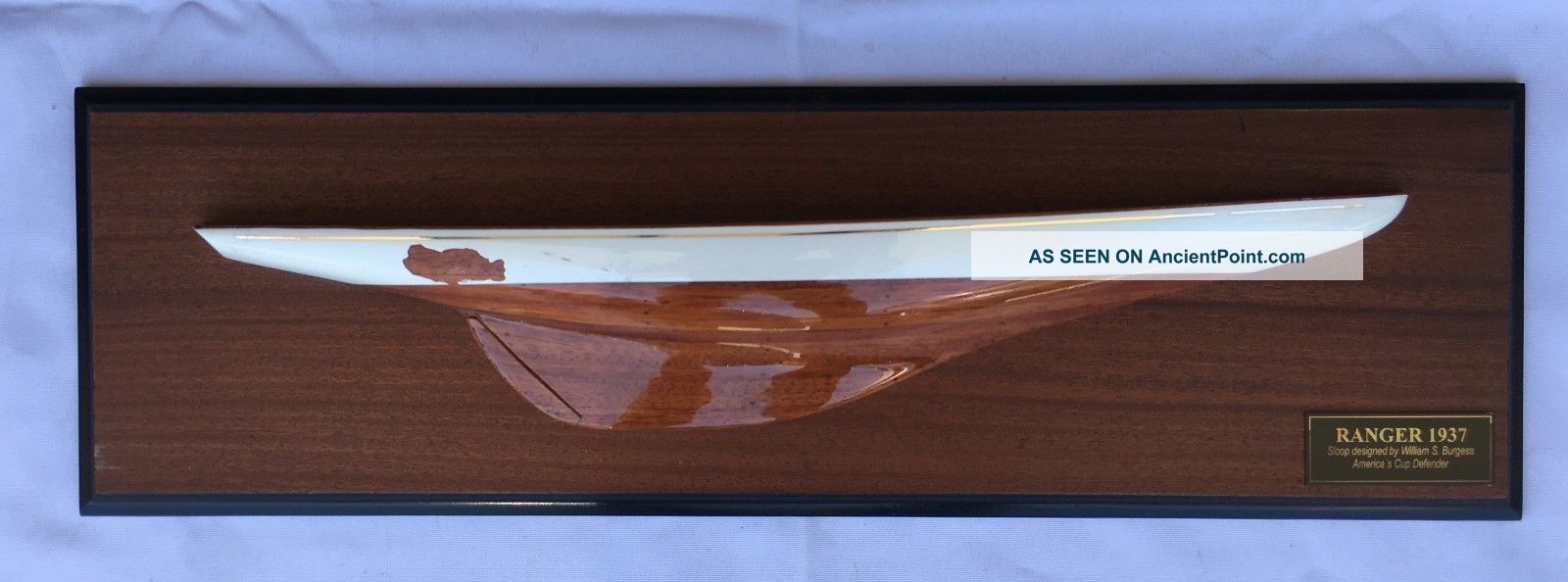Ranger 1937 - Handcrafted Half Hull From Abordage - Missing Paint Model Ships photo