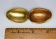Sewing Thimble Holder Case Brass Egg Painted Butterfly Antique Thimbles photo 1