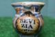 18thc Italian Apothecary Jug With Hand Painted Decor: Bevi Zia C1790s Other Antique Apothecary photo 8