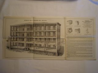 Antique 1903 Standard Mill Construction Guidelines For Fire Safety Prevention photo