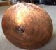 Antique Kettle - Appple Butter Dovetailed Copper Large Cauldron - Hammered Rare Hearth Ware photo 4