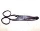 1900s Antique Five Different Size Hand Crafted Iron Scissors 411 Tools, Scissors & Measures photo 3