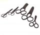 1900s Antique Five Different Size Hand Crafted Iron Scissors 411 Tools, Scissors & Measures photo 8