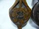 Rare Antique North African Egyptian Tethering Chogs With Hand Carved Decoration Other African Antiques photo 1