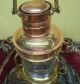 Brass & Copper Anchor Oil Lamp Nautical Maritime Ship Lantern London Bristol Lamps & Lighting photo 4