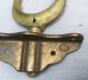 Antique Wilcox Crittenden Wc Pair Solid Bronze Oar Locks & Gunwale Brackets 1920 Other Maritime Antiques photo 1