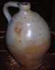 Primitive Ovoid Stoneware 1 Gallon Jug Marked Armstrong & Wentworth Norwich 1820 Jugs photo 2