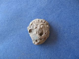 Ancient Celtic Head Of Statue Dies Idol 300 - 100 B.  C.  Very Rare Lead Pb photo