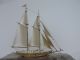 Finest Old H - Crafted Japanese Solid Sterling Silver 2 Masted Ship Yacht Japan Other Antique Sterling Silver photo 3