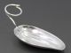 Sterling Silver Leaf Design Baby Caddy Spoon Flatware & Silverware photo 2