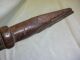 Antique American Indian Hand Carved Fish Head Wooden Club Native American photo 5