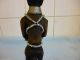 Antique African Folk Art Wood Carved Figure Adorned With Beads Other African Antiques photo 7