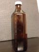 Vintage Pharmacy Glass Bottle Duraglas Brown 28 Oz Xxxii Codeine Syrup Style Bottles & Jars photo 1