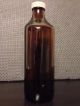 Vintage Pharmacy Glass Bottle Duraglas Brown 28 Oz Xxxii Codeine Syrup Style Bottles & Jars photo 5