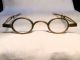 Civil War: Brass Reading Glasses: (with Sliding Temples And Diamond Loops) Optical photo 1