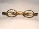 Civil War: Brass Reading Glasses: (with Sliding Temples And Diamond Loops) Optical photo 2