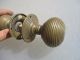 Vintage Brass Door Knobs Handle Antique Victorian Beehive Style 