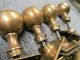4 Pairs Of Reclaimed Victorian Brass/bronze Doorknobs - P501 - Door Knobs & Handles photo 3