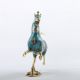 Chinese Cloisonne Brass Handwork Horse Riding Chebi Statue Csy500 Other Antique Chinese Statues photo 1