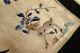 Antique Chinese Hand Embroidered Silk Panel Goat Butterfly Cricket Bird Peony Robes & Textiles photo 1