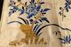 Antique Chinese Hand Embroidered Silk Panel Goat Butterfly Cricket Bird Peony Robes & Textiles photo 4