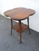 Victorian Early 1900s Tiger Oak Side Table 7816 1900-1950 photo 1